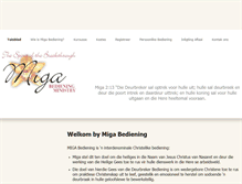 Tablet Screenshot of miga.co.za