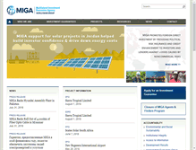 Tablet Screenshot of miga.org
